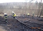 Vítr přidělal o víkendu práci hasičům po celém kraji. Hořel les, padaly stromy i střechy