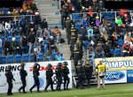 Policisté se chystají na fotbal Slovácka se Stockholmem