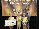 Děvčata z Otrokovic vyhrála krajské kolo soutěže Zlatý oříšek