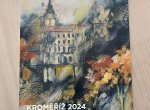 Kalendář na rok 2024 představuje Kroměříž očima místních umělců