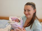 První miminko narozené v roce 2024 ve Zlínském kraji přivítali v Uherskohradišťské nemocnici