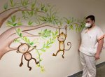 ​Malé pacienty doprovází na dětské oddělení Nemocnice AGEL Valašské Meziříčí kresby zvířat