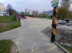 ​Železniční most přes Bečvu v centru Vsetína bude patřit cyklistům